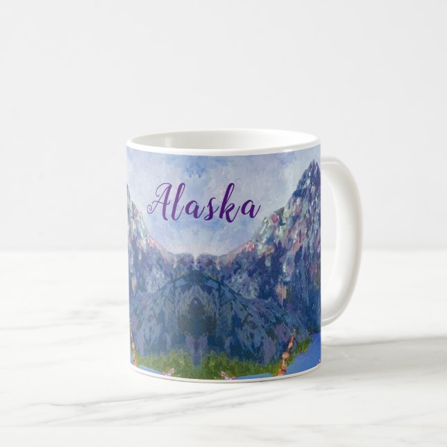 Alaska-fyrkantskafett Mugg (Framsida höger)