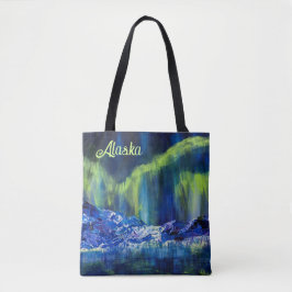 Alaska Glace Reflection & Borealis tothe bag Tygkasse