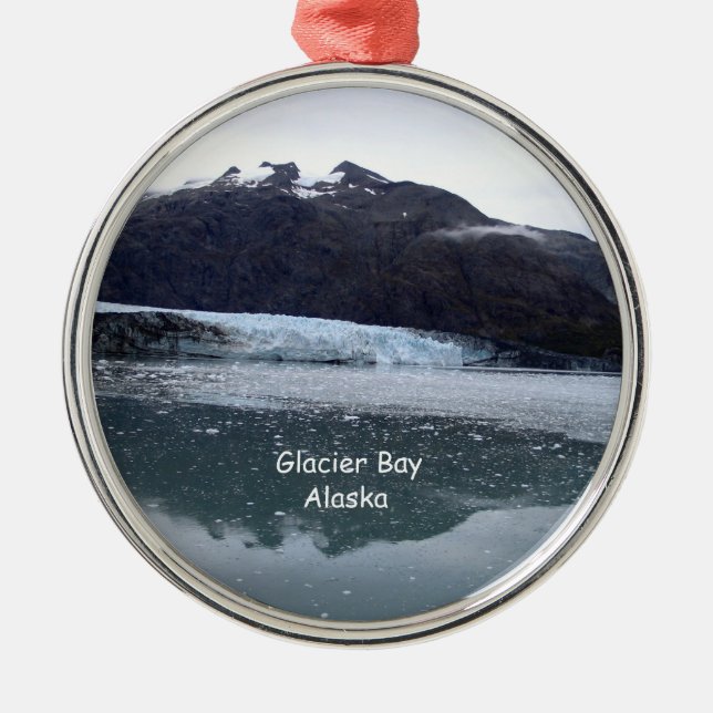 Alaska, Glacier Bay Julgransprydnad Metall (Framsidan)