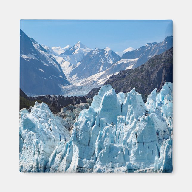 Alaska Glacier Bay Ligcape Photo Magnet (Framsidan)