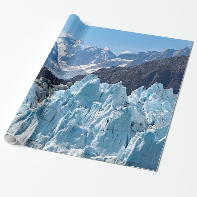 Alaska Glacier Bay Ligcape Photo Presentpapper (Utrullad)