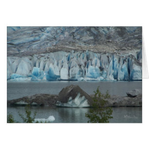Alaska Glacier Blank Greeting Cards Hälsningskort