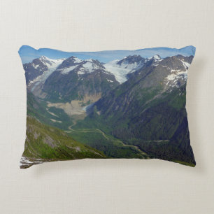 Alaska Glacier-Carved Valley Prydnadskudde