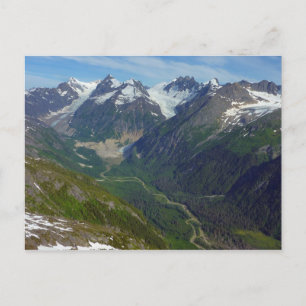 Alaska Glacier-Carved Valley Vykort