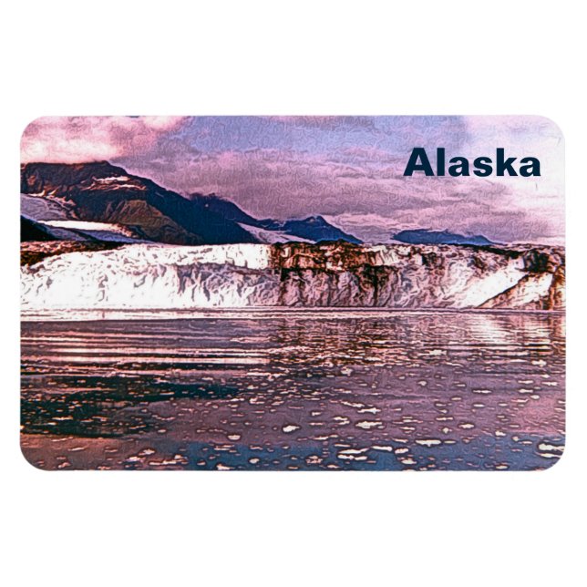 Alaska Glacier Magnet (Horisontell)