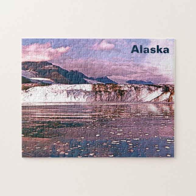 Alaska Glacier Pussel (Horisontell)