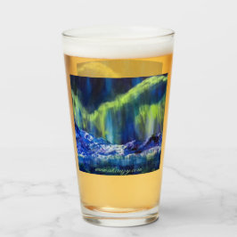 Alaska Glacier Reflection glass tumbler Glaskopp