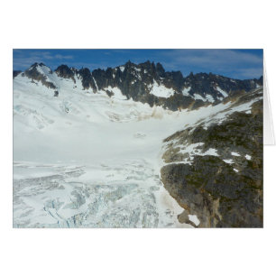 Alaska Glacier Scenia Travel Landscape Hälsningskort