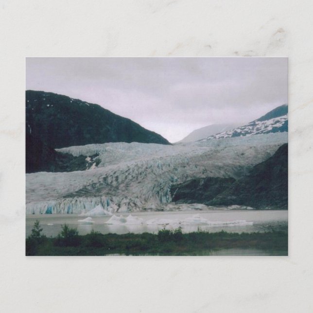 Alaska Glacier Vykort (Framsida)