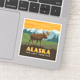 Alaska Gränsöverskridande möss Klistermärken