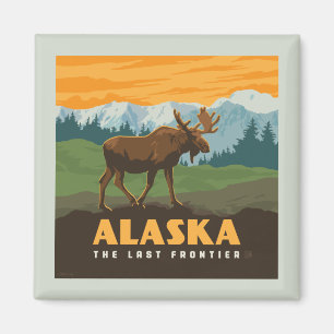 Alaska Gränsöverskridande möss Magnet