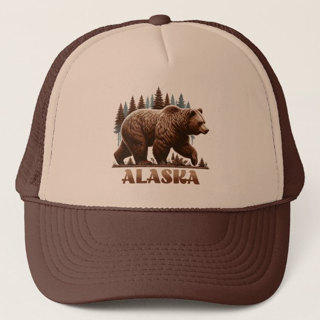 Alaska Grizzly Bear Keps (Framsida)