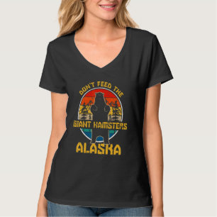 Alaska Grizzly Björn Mata Inte De Jätte Hamstrar T Shirt