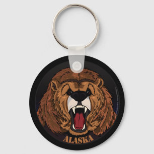 Alaska Grizzly Keychain Nyckelring