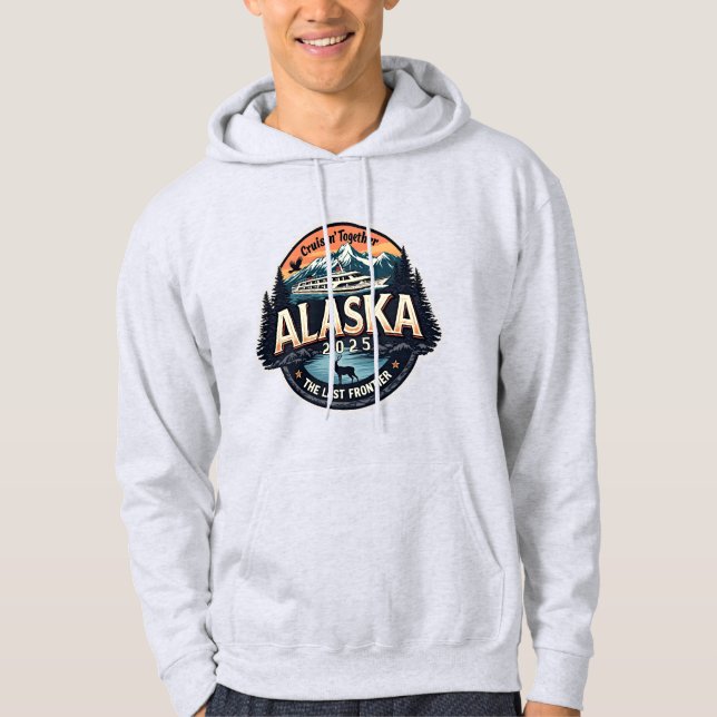 Alaska Group Cruise 2025 Cruisin Together Hoodie (Framsida)