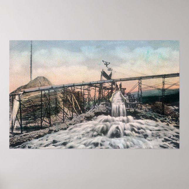 Alaska Guld:s gruvdriftslåda Poster (Framsidan)