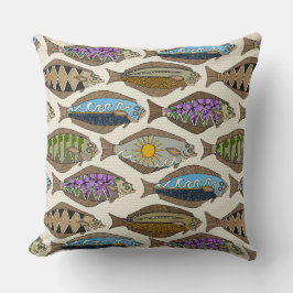 Alaska halibut pearl kudde