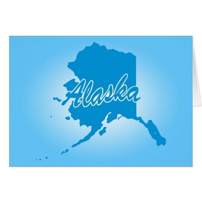 Alaska Hälsningskort (Framsidan Horizontal)