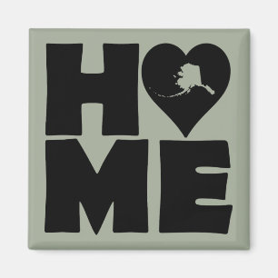 Alaska Hem Heart State Kylskåp Magnet Kylskåp