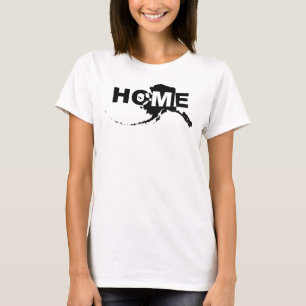 Alaska Hemmet Borta Från Stat Från T-Shirt Tees