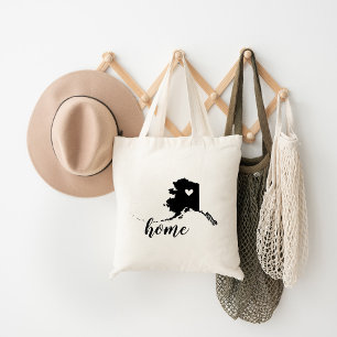 Alaska Home State Tote Bag Tygkasse