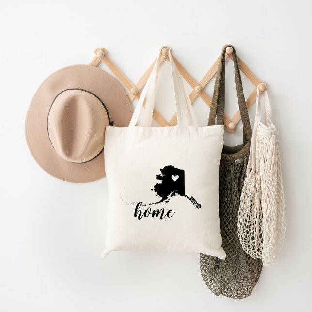 Alaska Home State Tote Bag Tygkasse (Skapare uppladdad)