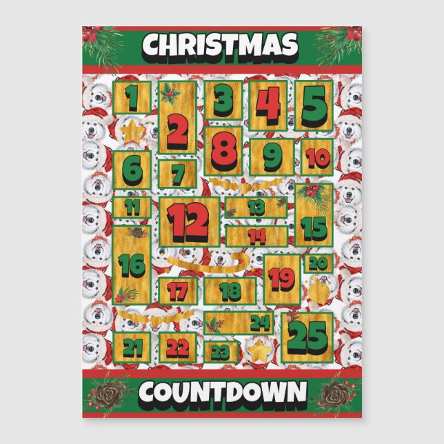 Alaska Hund Coundown jul Advent Calendar (Framsida)