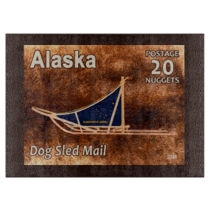 Alaska Hund Sled Mail Postage Frimärke