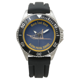 Alaska Hund Sled Postal Carrier Armbandsur