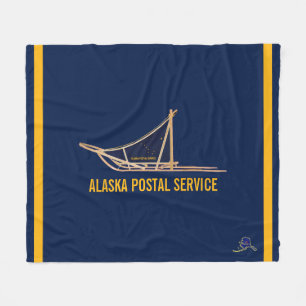 Alaska Hund Sled Postal Carrier Fleecefilt
