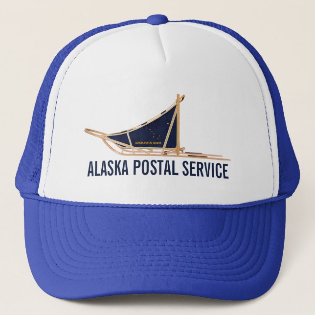 Alaska Hund Sled Postal Carrier Keps (Framsida)