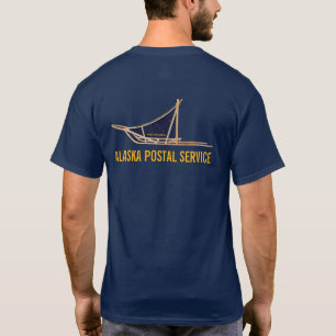 Alaska Hund Sled Postal Carrier T Shirt
