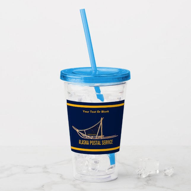 Alaska Hund Sled Postal Carrier Take Away Mugg (Framsida Ice)