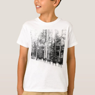 Alaska Hund Sledding Tee Shirt