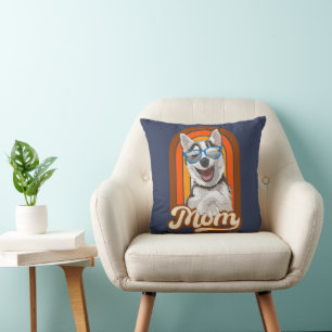 Alaska husky mamma, siberian husky mamma kudde