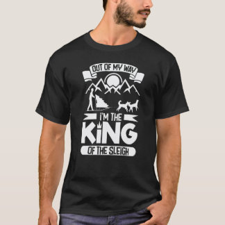 Alaska husky slädhund tävling och mushing 12 t shirt