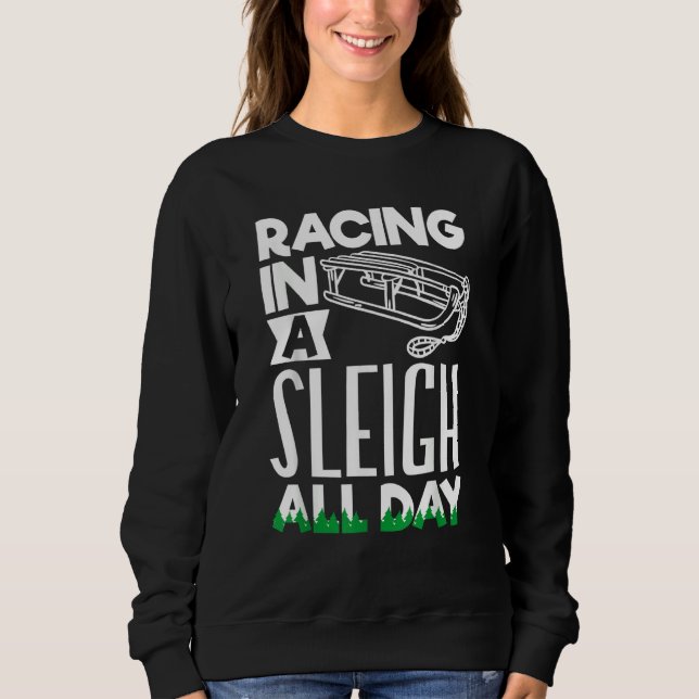 Alaska husky sled dog racing and mushing 14 t shirt (Framsida)