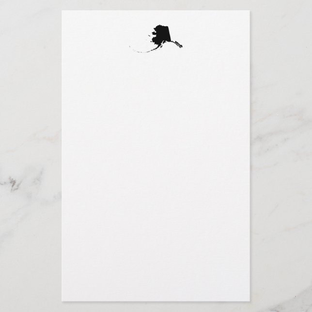 Alaska i Black Brevpapper (Framsida)
