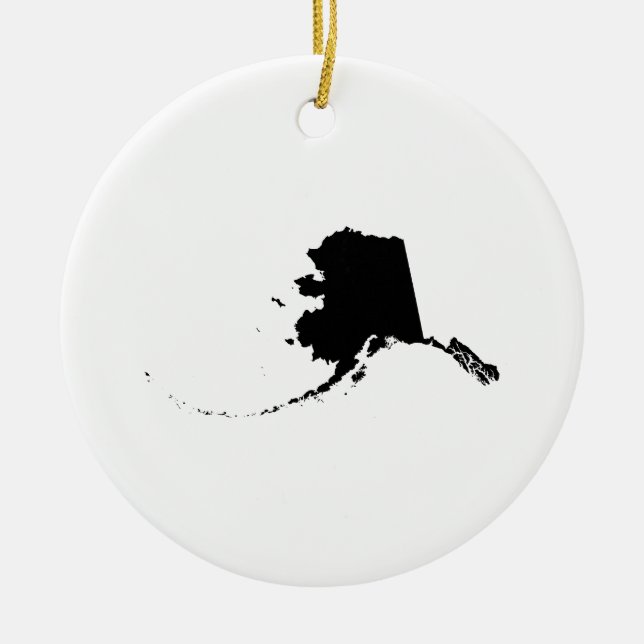 Alaska i Black Julgransprydnad Keramik (Framsidan)