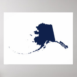 Alaska i Blue Poster
