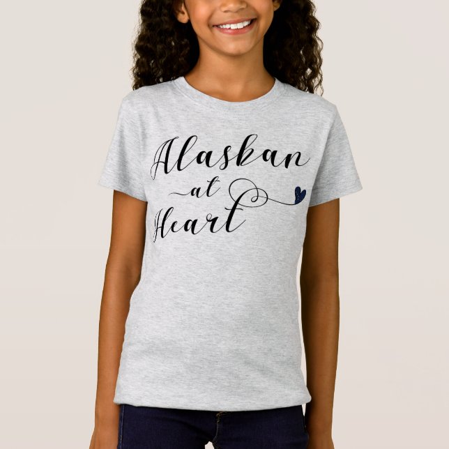 Alaska i hjärtat Tee, Alaska T-shirt (Framsida)