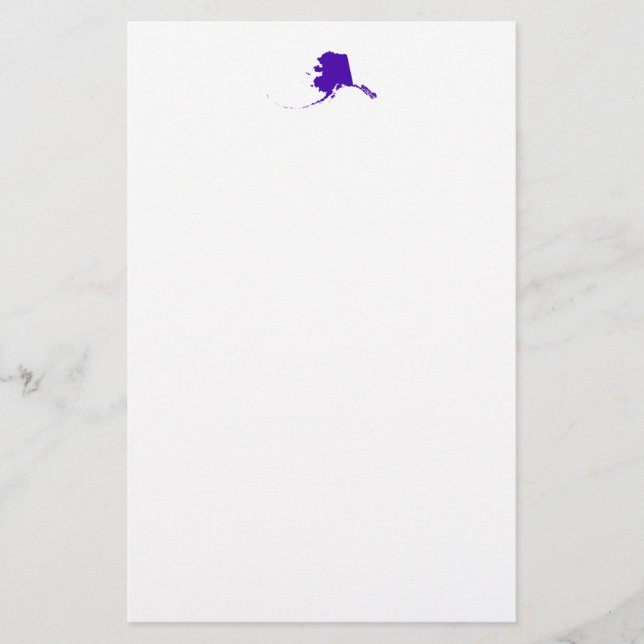 Alaska i Lila Brevpapper (Framsida)