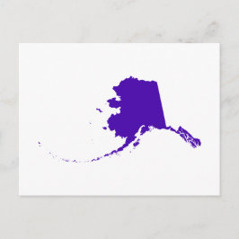 Alaska i lila vykort