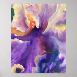 Alaska Iridescent matte poster