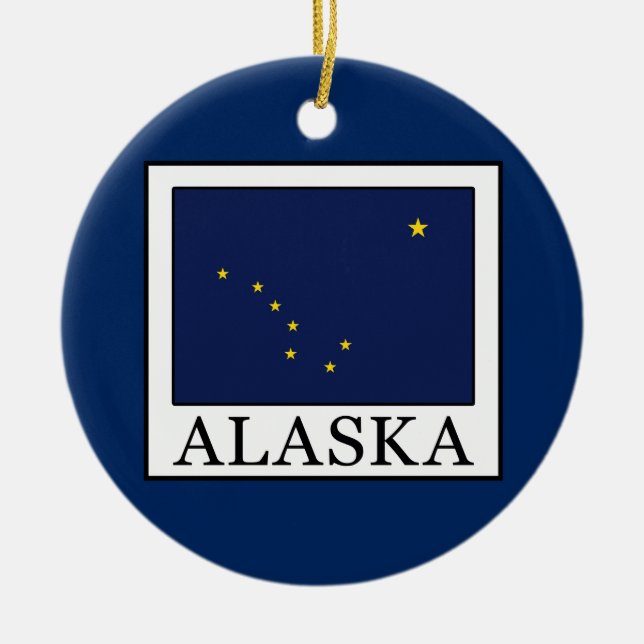 Alaska Julgransprydnad Keramik (Framsidan)