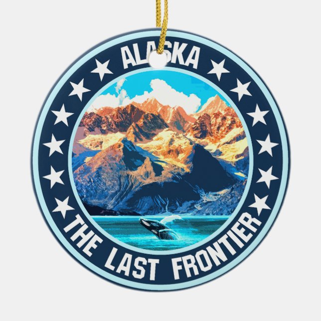 Alaska Julgransprydnad Keramik (Framsidan)
