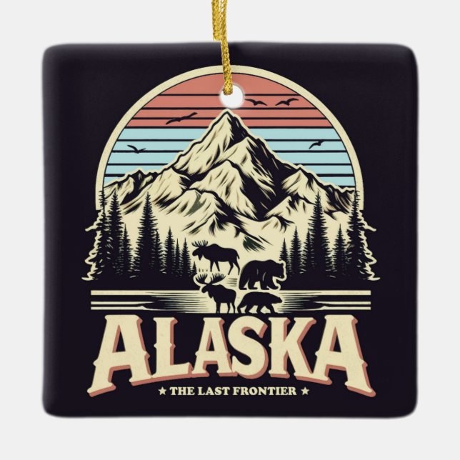 Alaska Julgransprydnad Keramik (Framsida)