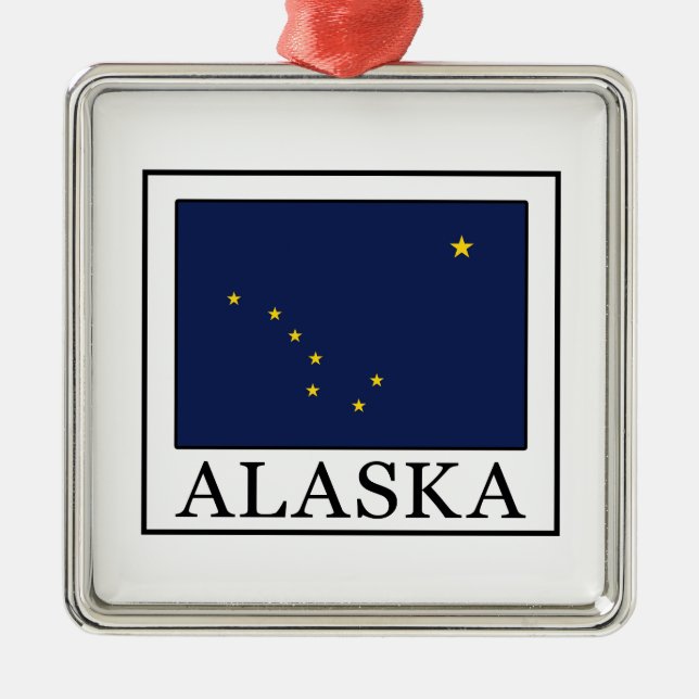 Alaska Julgransprydnad Metall (Framsidan)