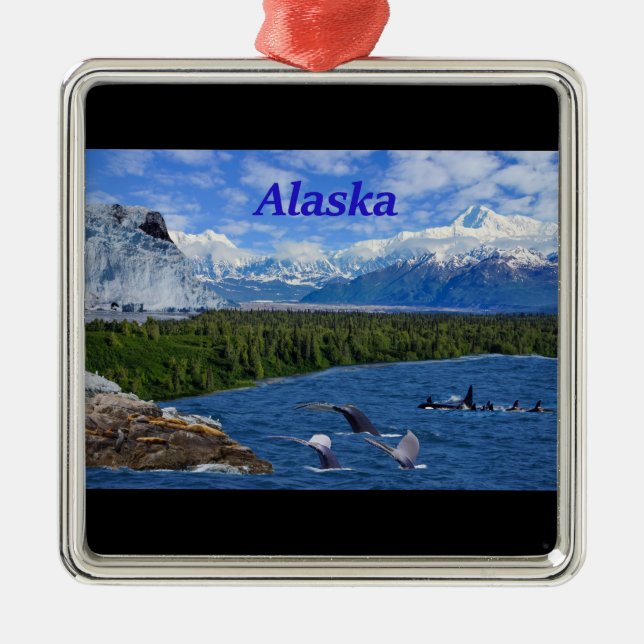 Alaska Julgransprydnad Metall (Framsidan)