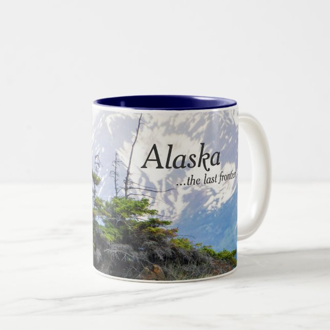 Alaska kaffe koppar - bergbluff (Framsida höger)